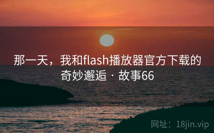 那一天,我和flash播放器官方下载的奇妙邂逅 · 故事66 那一天,我和flash播放器官方下载的奇妙邂逅 · 故事66